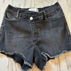 Abercrombie Kids Dark Gray Jean Shorts